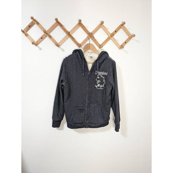 Disneyland Parks Gray Mickey Mouse 55th Anniversary Full Zip Sweatshirt - Size M - Picture 1 of 9